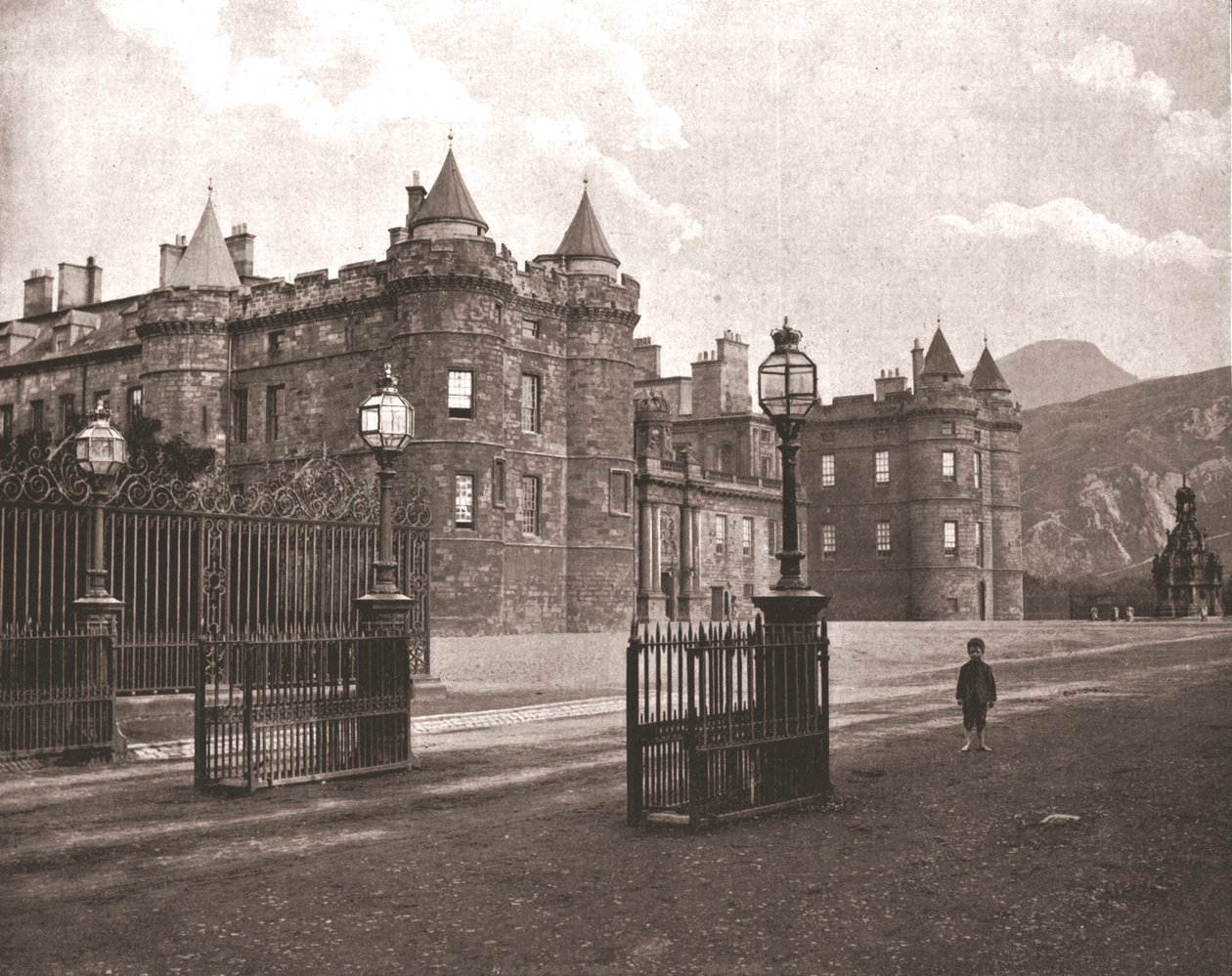 Holyroodhouse, Edinburgh, Skotsko, 1894. od Unbekannt