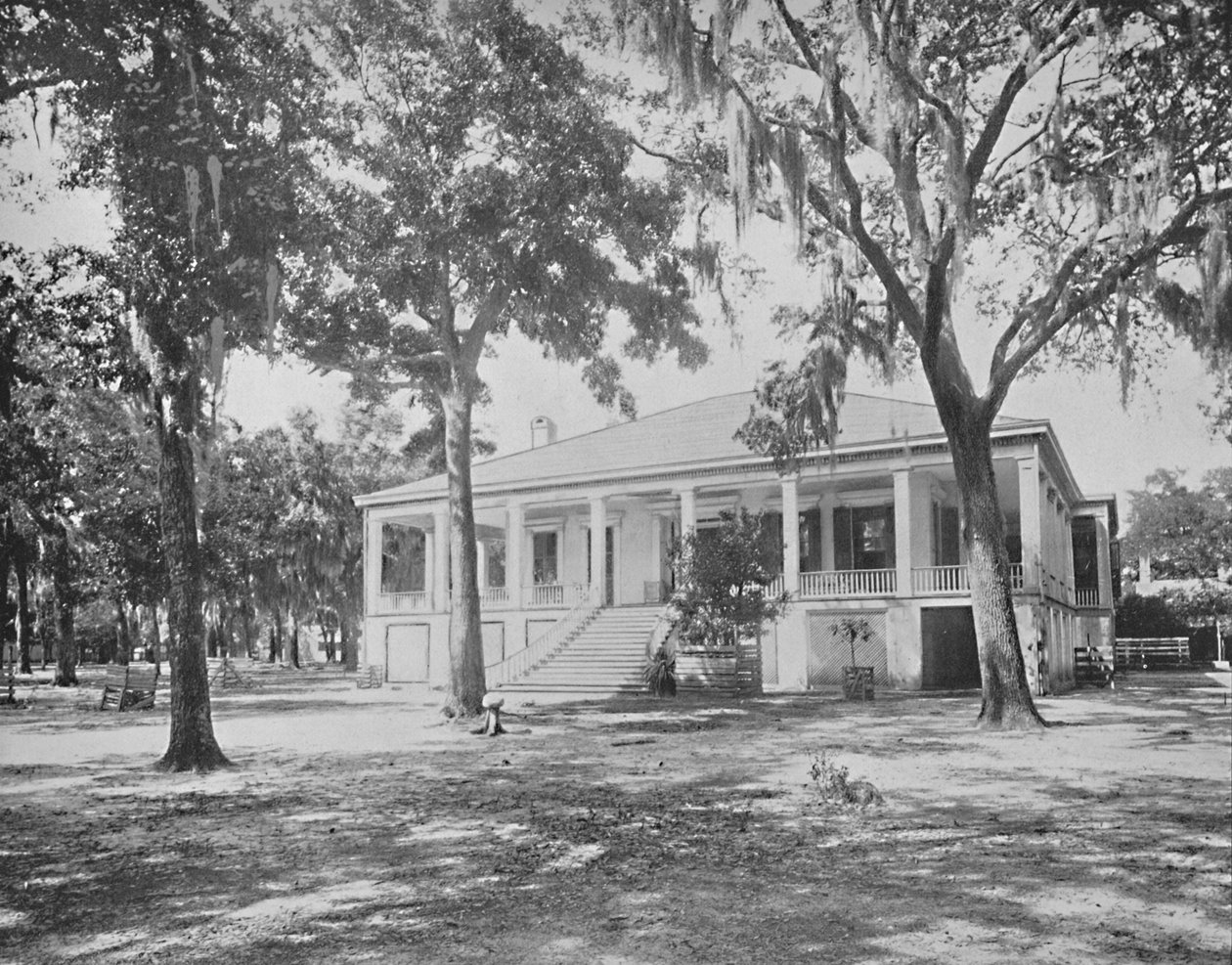 Domov Jeffersona Davise, Beauvoir, Louisiana, c1897. od Unbekannt
