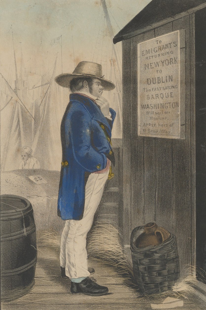 Homeward Bound New York, ca. 1860. od Unbekannt