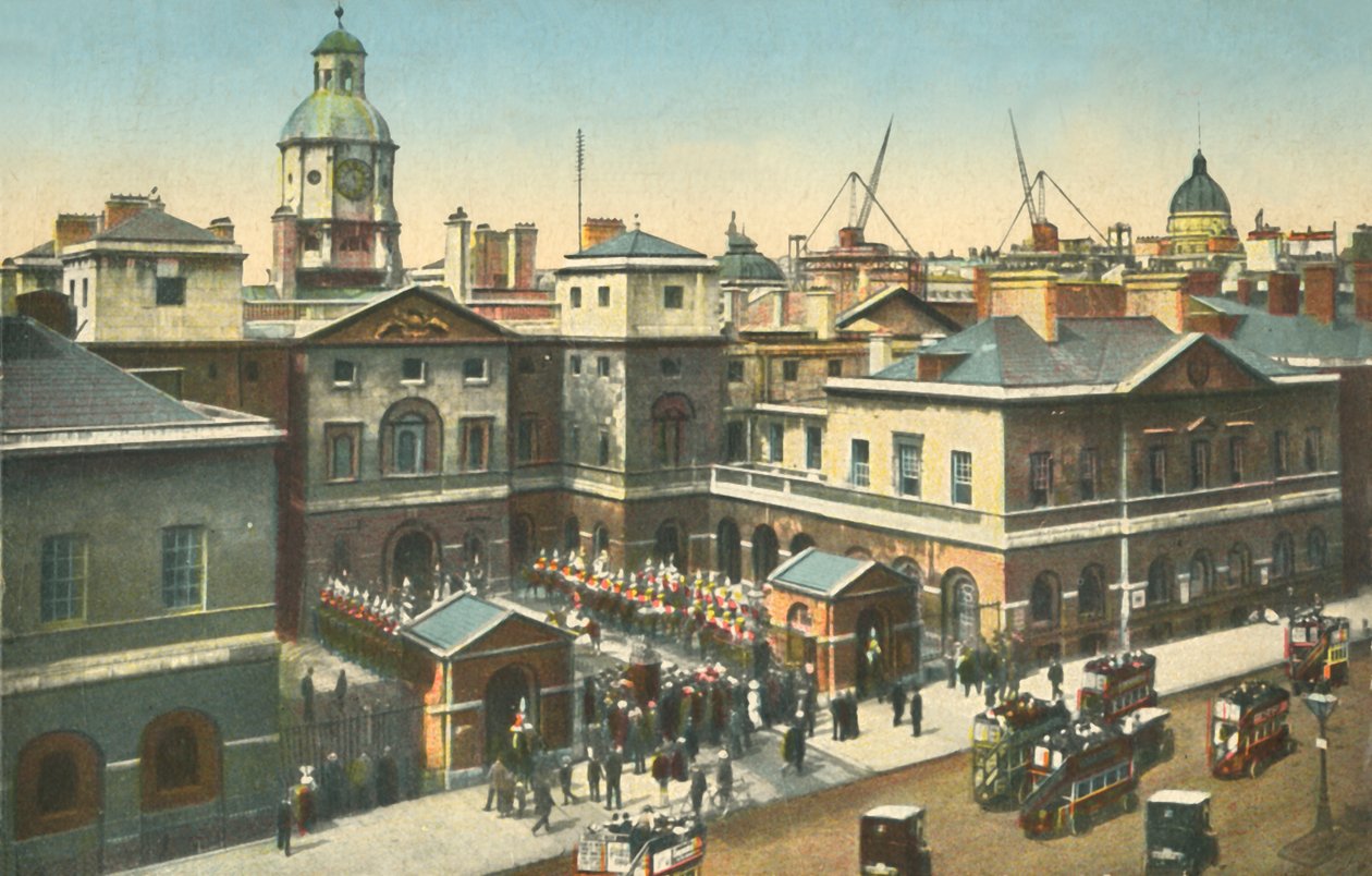 Horse Guards, Whitehall, Londýn, c1910. od Unbekannt