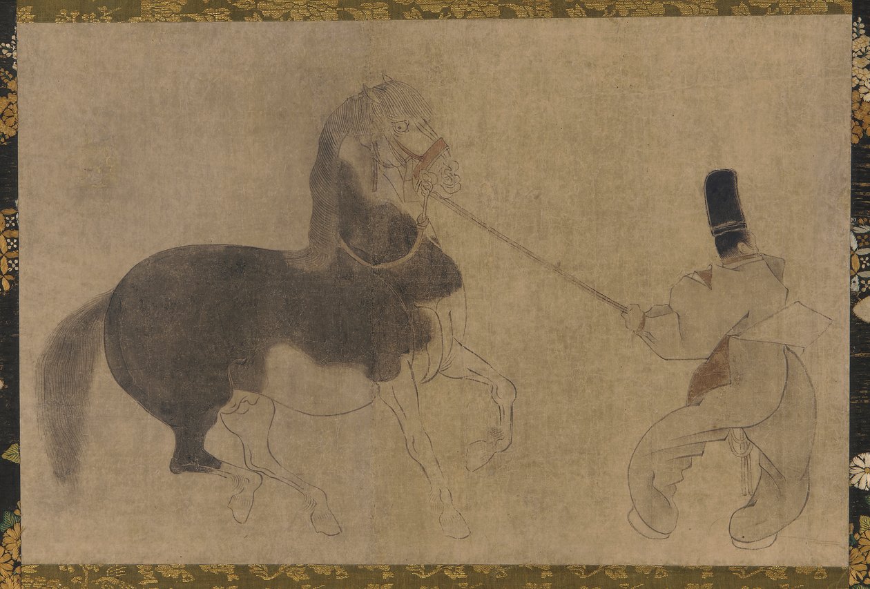 Kůň a obsluha, období Momoyama, 1568-1615. od Unbekannt