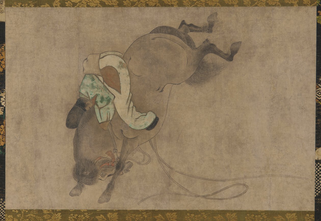 Kůň a jezdec, období Momoyama, 1568-1615. od Unbekannt