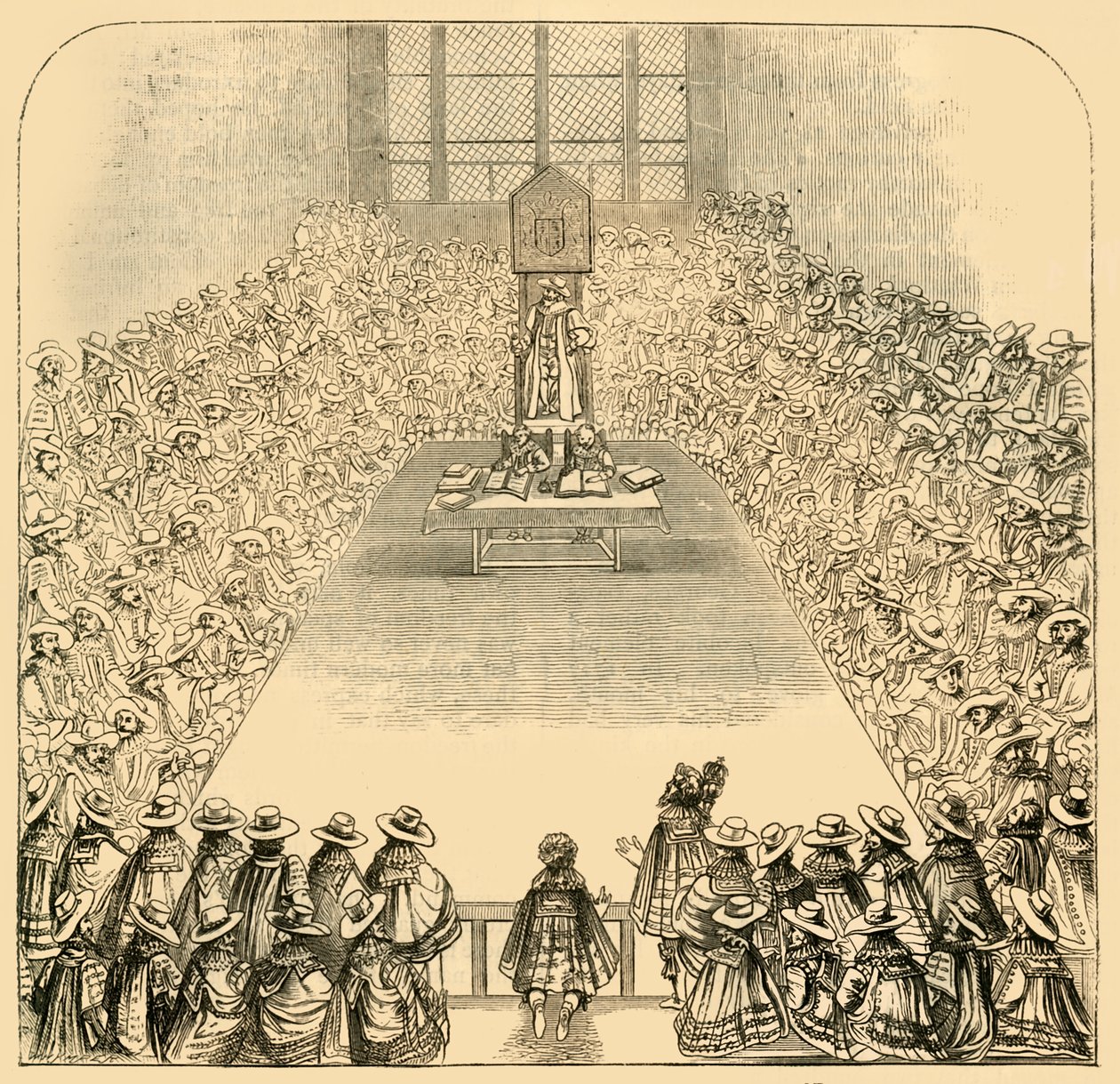 Dolní sněmovna v roce 1623, 1881. od Unbekannt