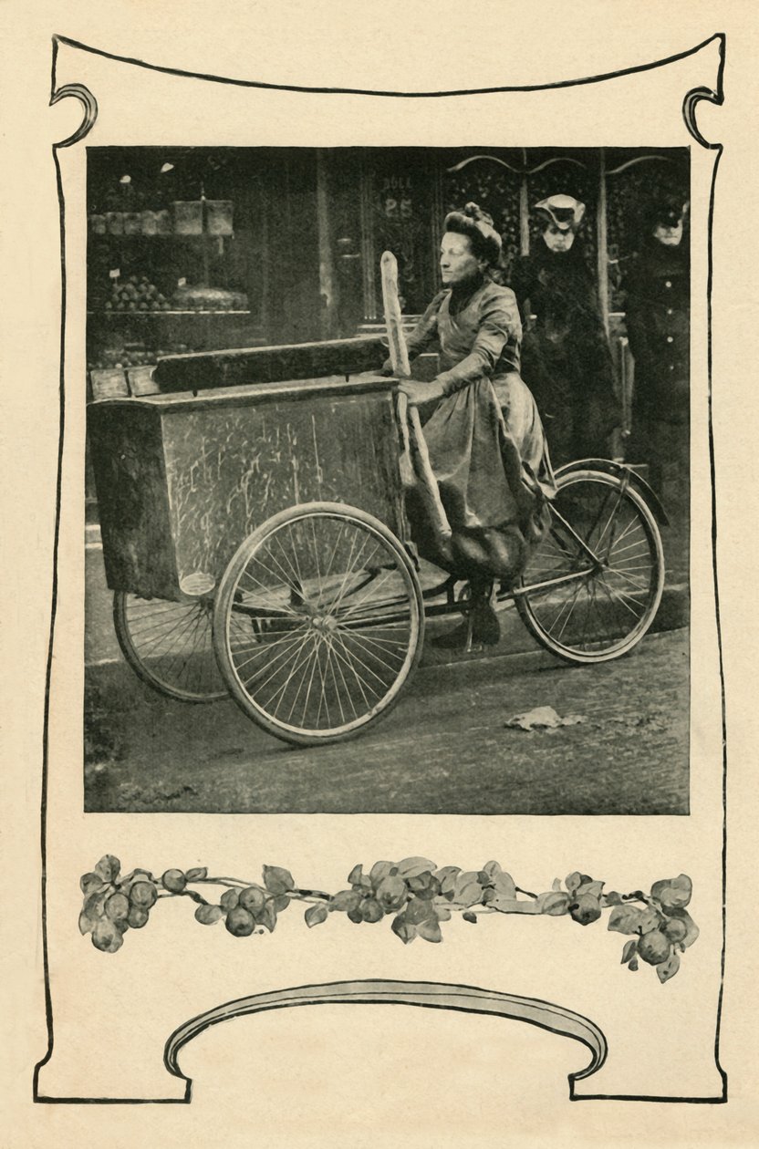 Jak se doručuje chléb v Paříži, 1901. od Unbekannt