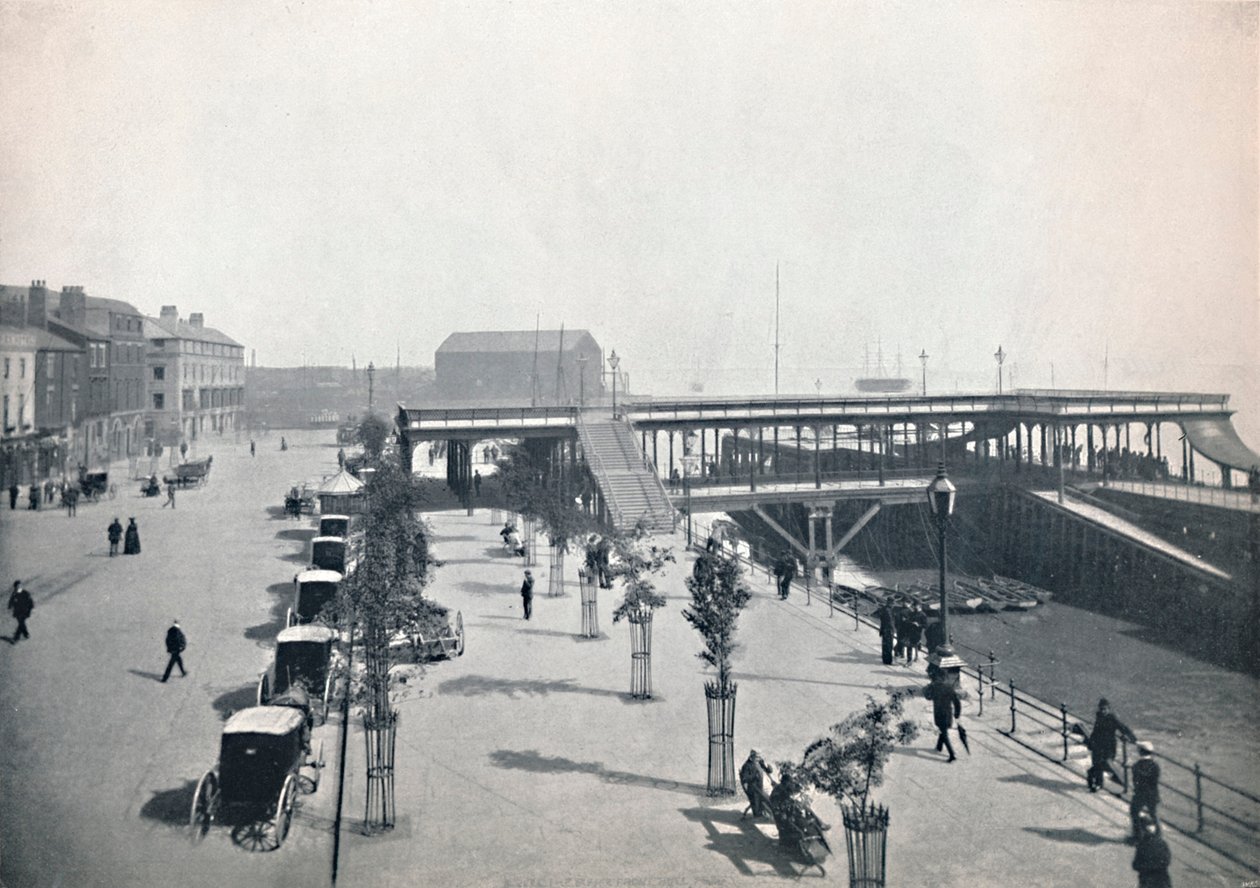 Hull - The Pier and Front, 1895 od Unbekannt