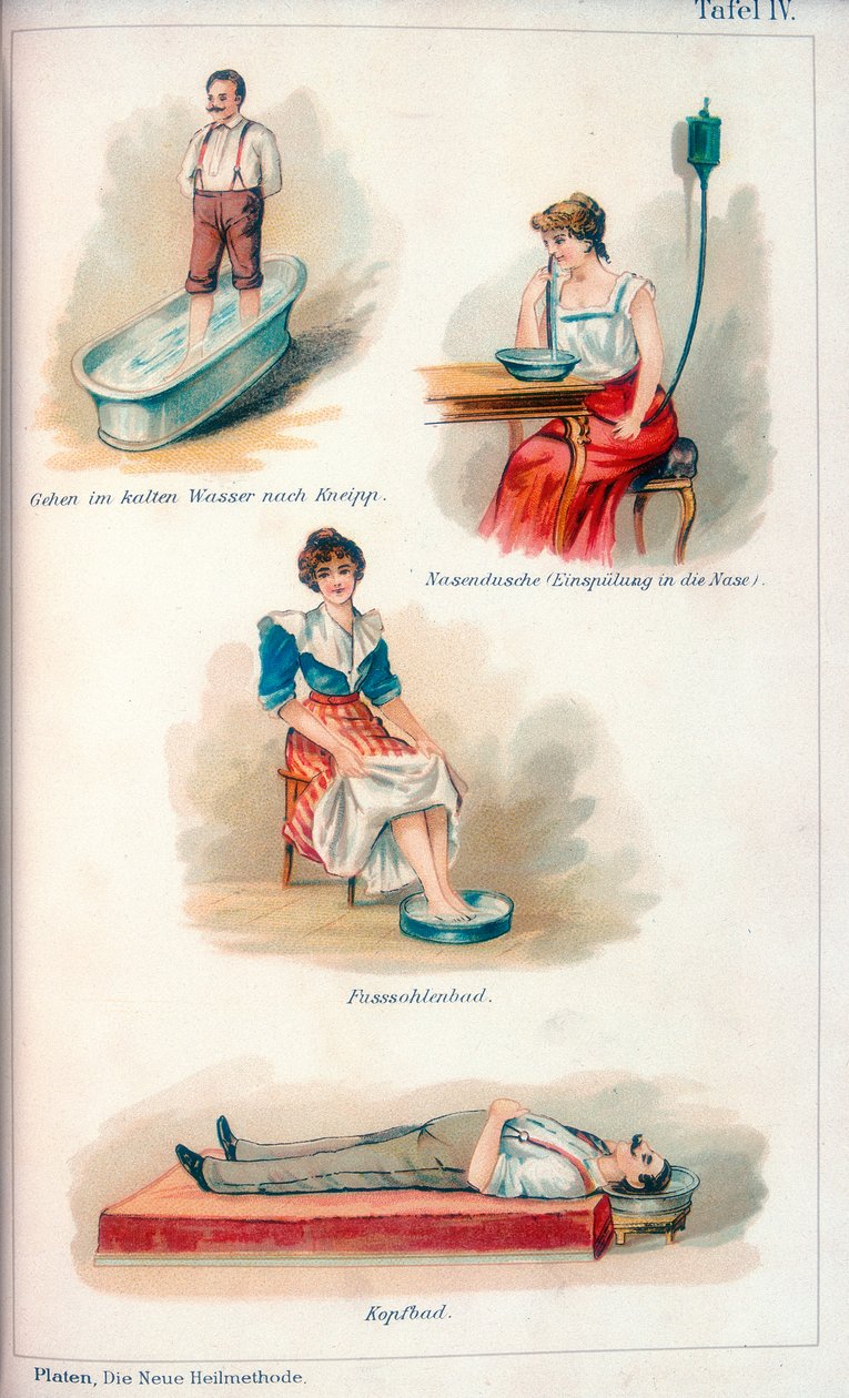 Hydroterapie, c1902 od Unbekannt
