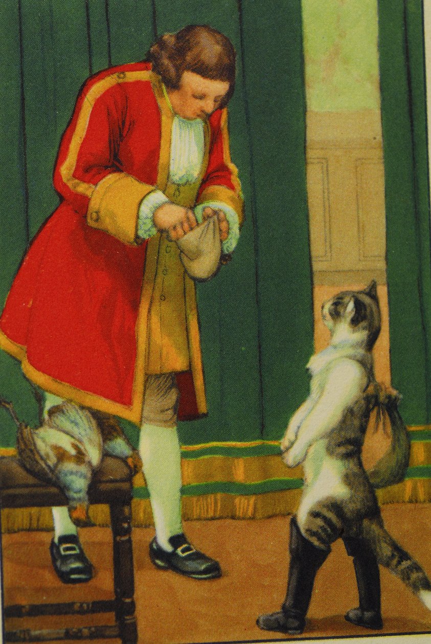 Ilustrace/The Boot Cat/Conte de Perrault od Unbekannt