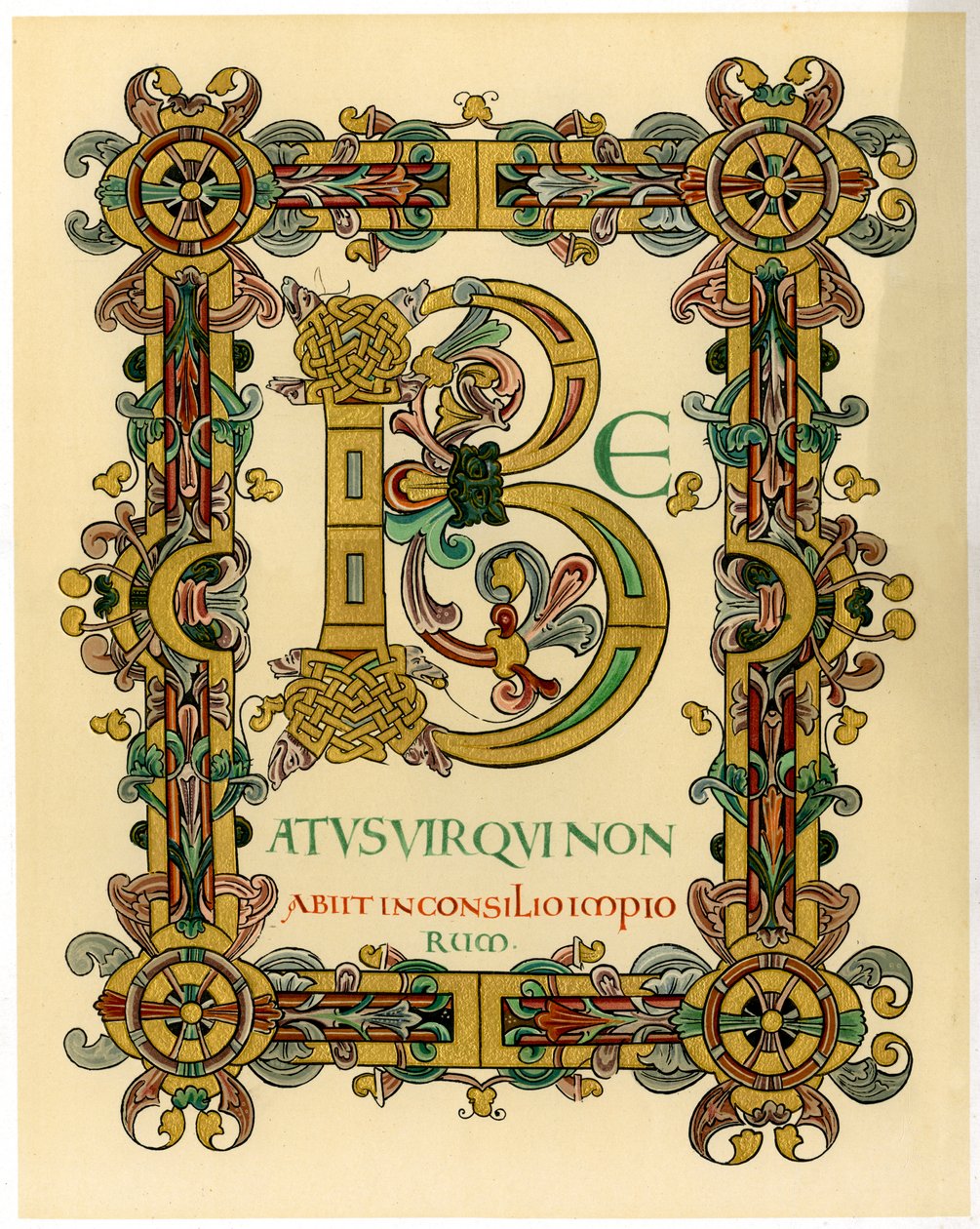 Počáteční písmeno B, 1012-1023 od Unbekannt