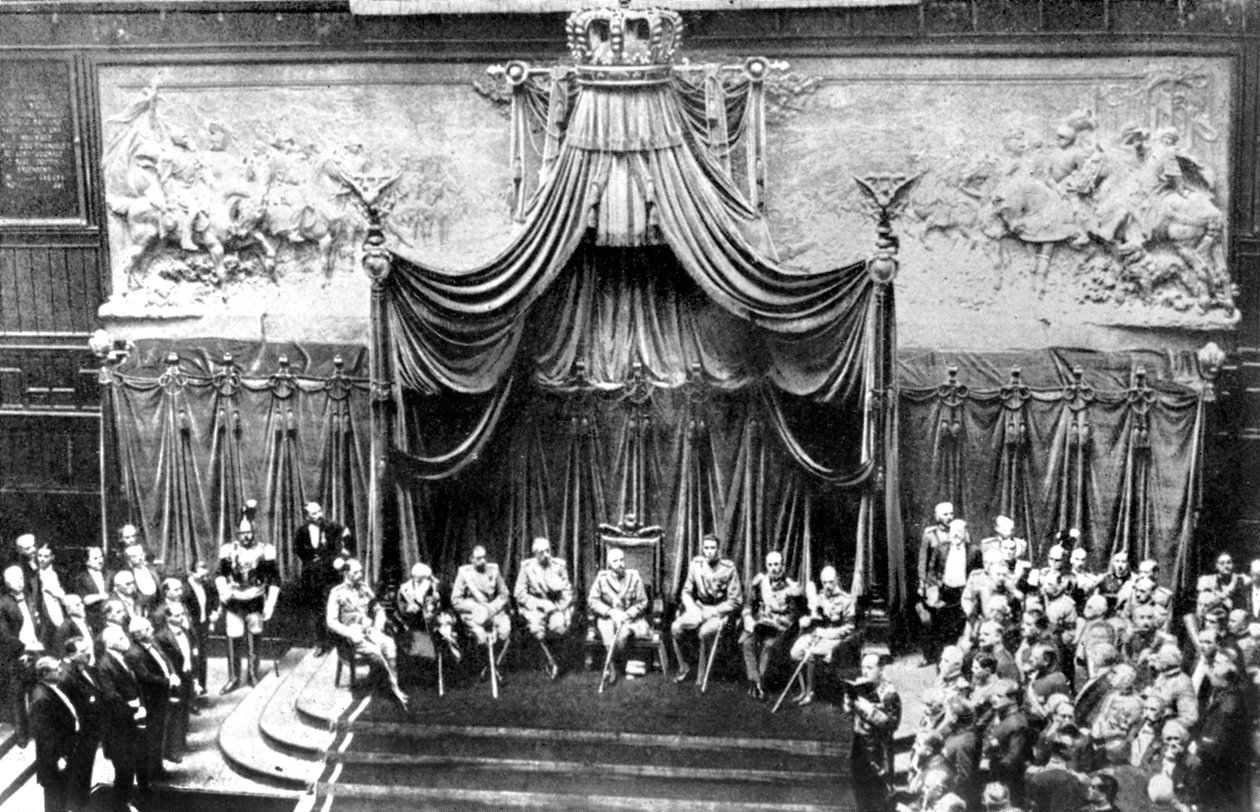 Uvnitř paláce Senátu, Řím, 1926 od Unbekannt