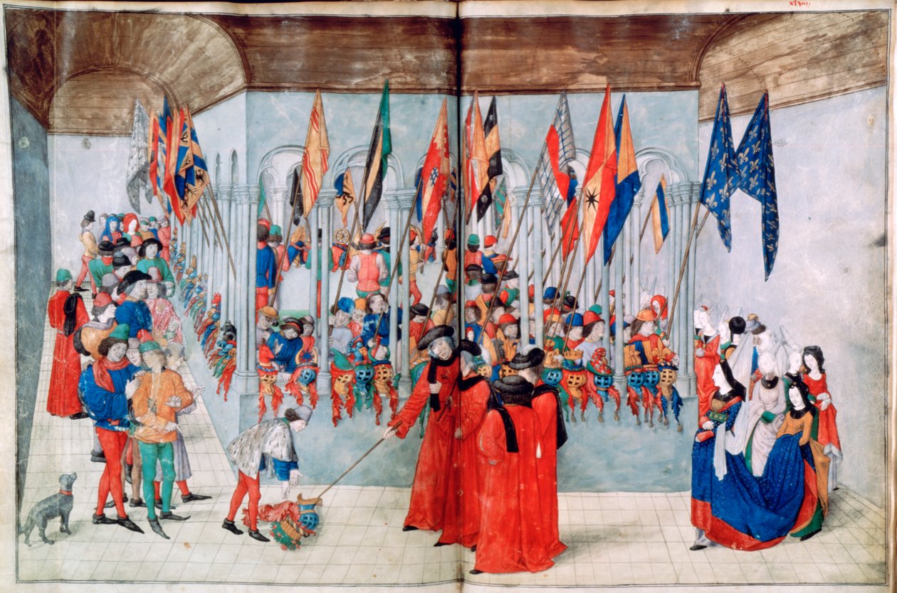 Kontrola přileb, 1488-1489 od Unbekannt