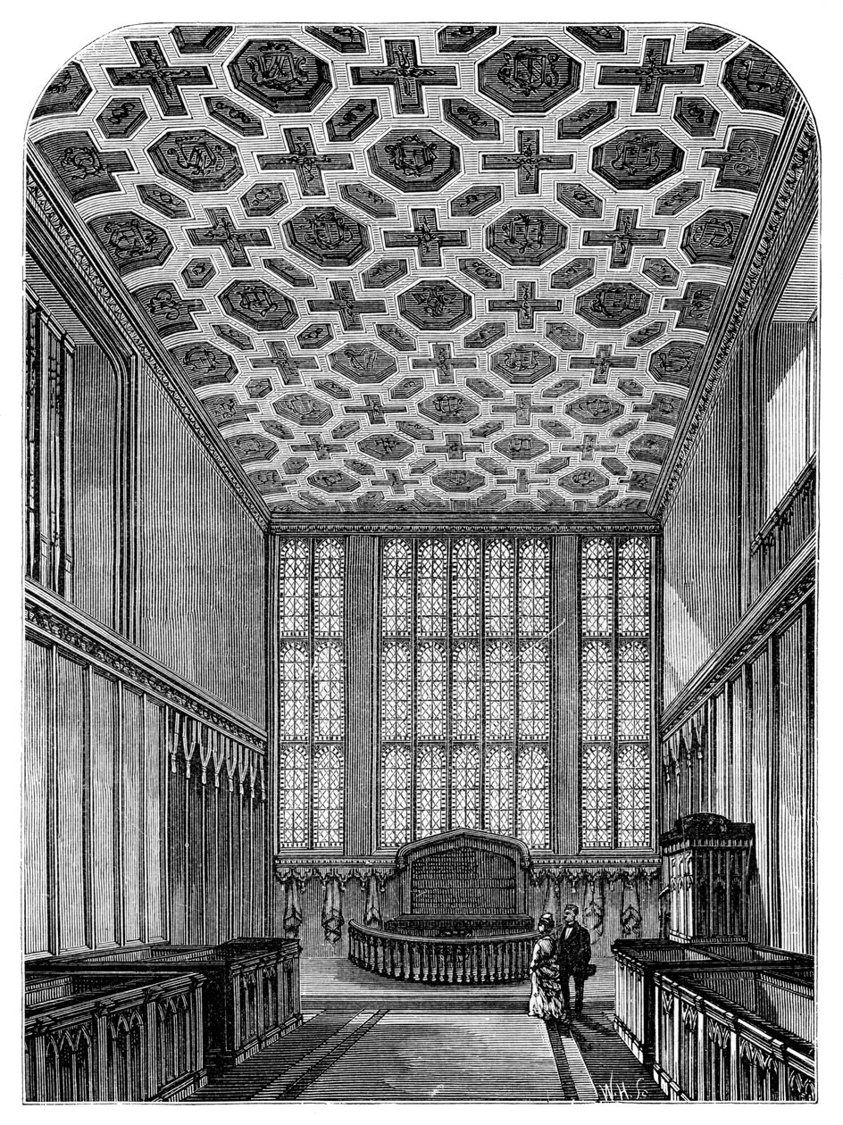 Interiér, Chapel Royal, St James