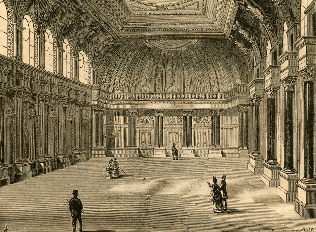 Interiér Drapers Hall, 1897. od Unbekannt