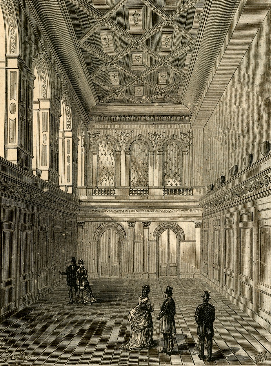 Interiér haly Haberdashers, 1876, 1897. od Unbekannt