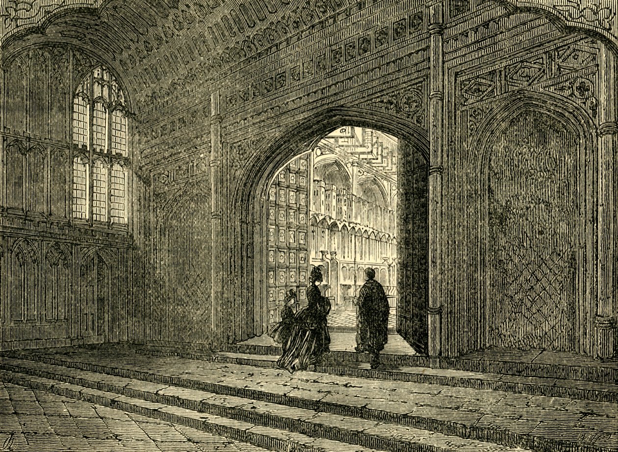 Interiér kaple Jindřicha VII., 1881. od Unbekannt