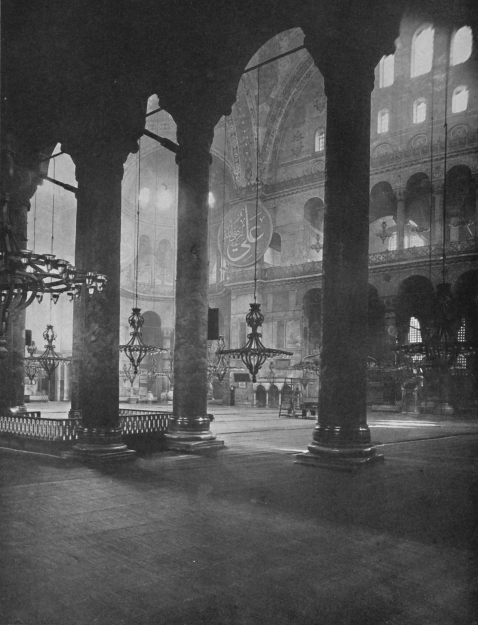 Interiér Santa Sophia, 1913 od Unbekannt
