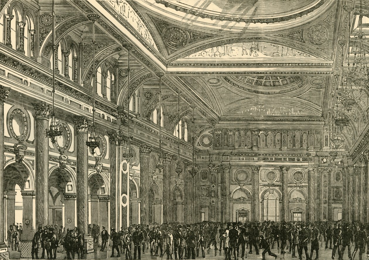 Interiér Royal Exchange, 1898. od Unbekannt