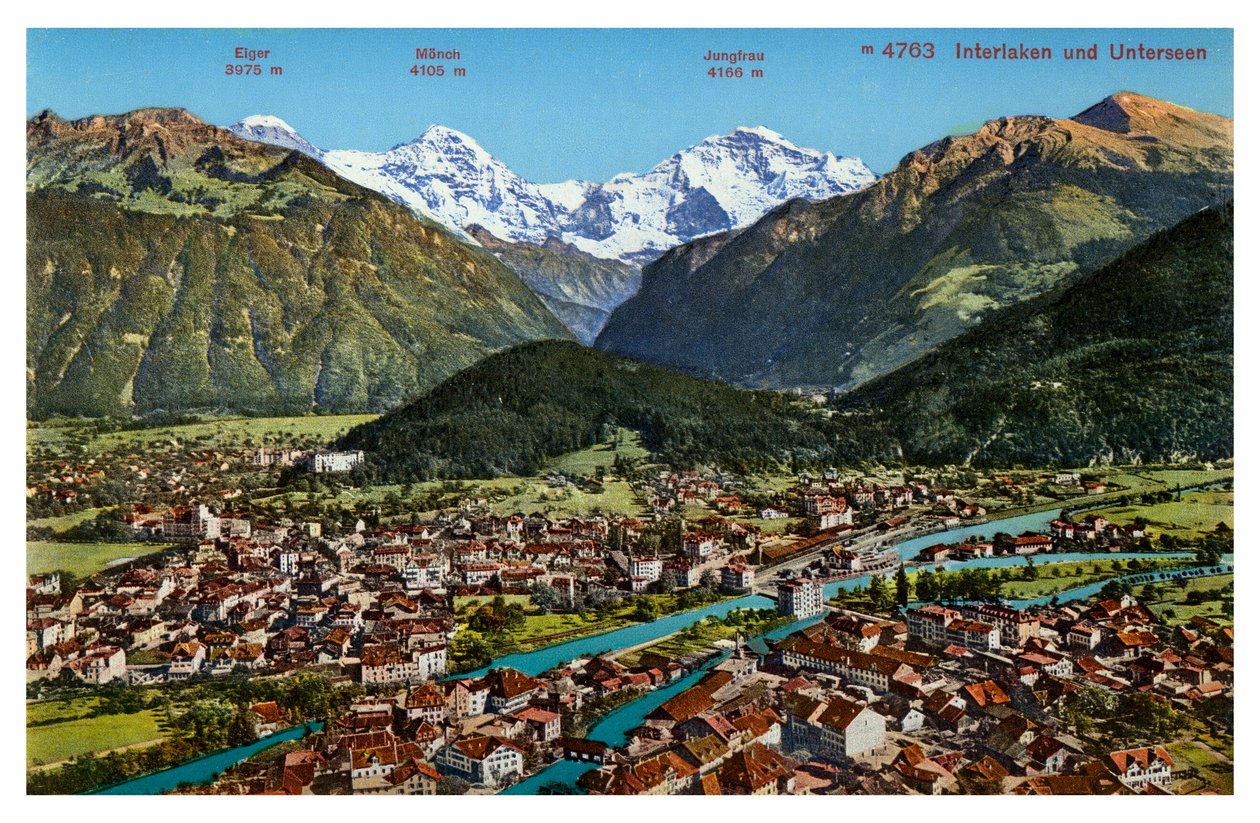 Interlaken, Švýcarsko, 20. století od Unbekannt