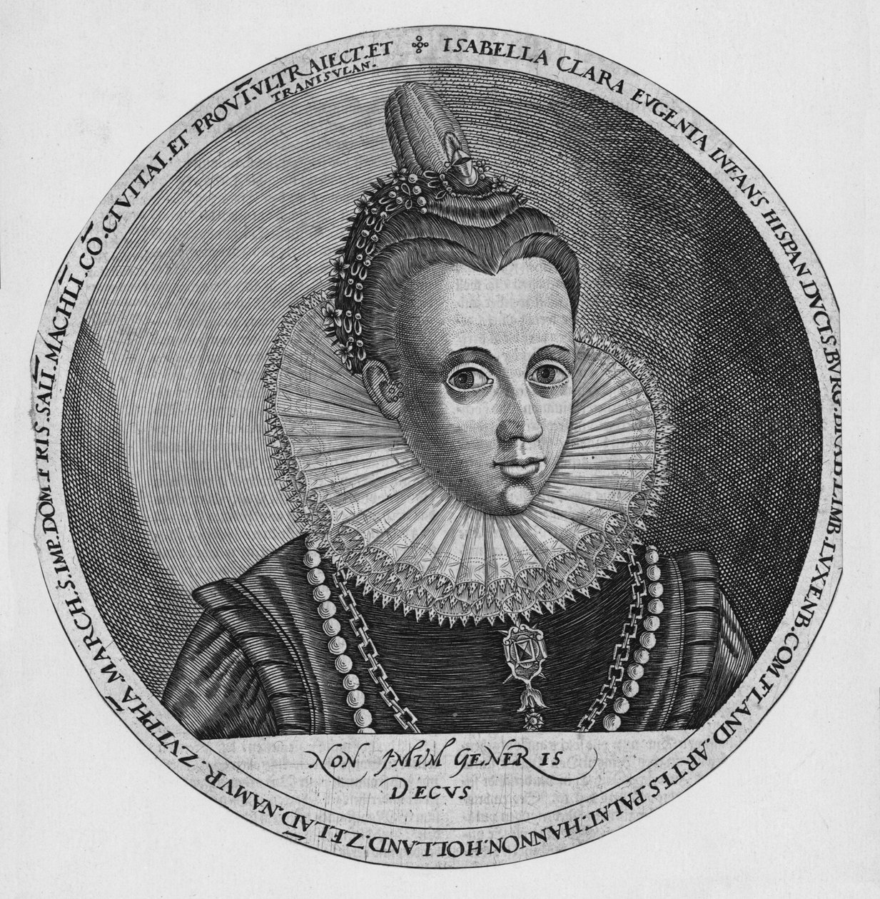 Isabella Clara Eugenie. od Unbekannt