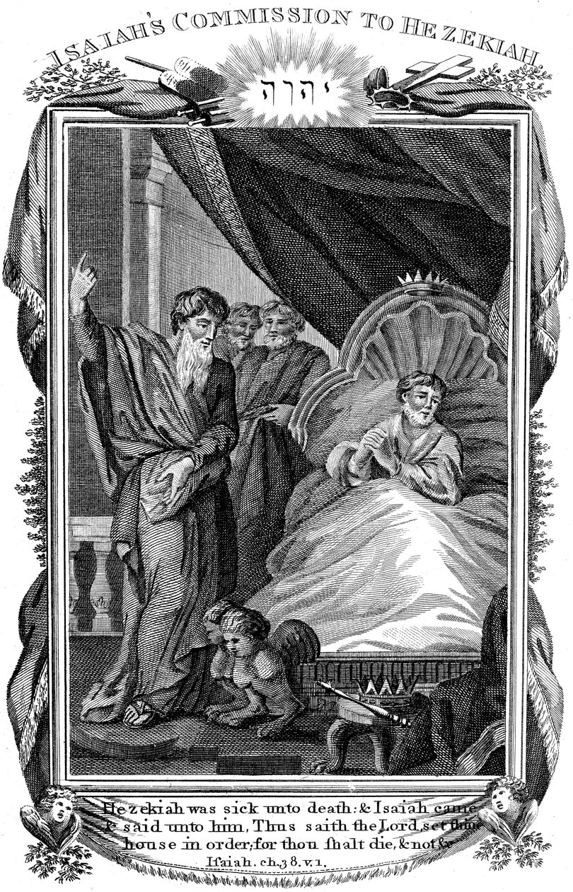 Izajáš, starozákonní prorok, c1804. od Unbekannt