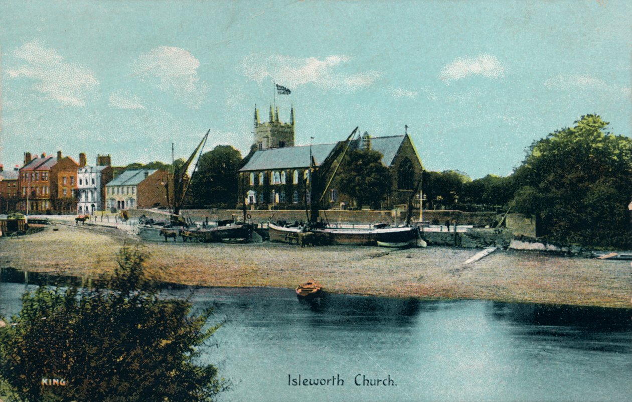 Isleworth Church, Londýn, c1905 od Unbekannt
