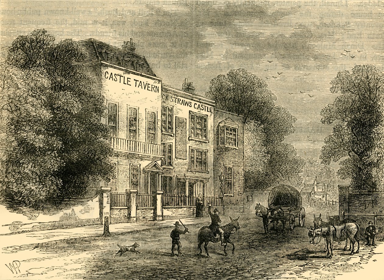 Hrad Jacka Strawse, c1876. od Unbekannt