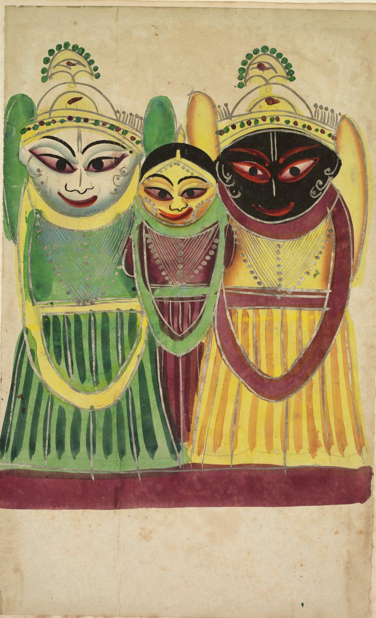 Jagannatha Trio, 19. století. od Unbekannt