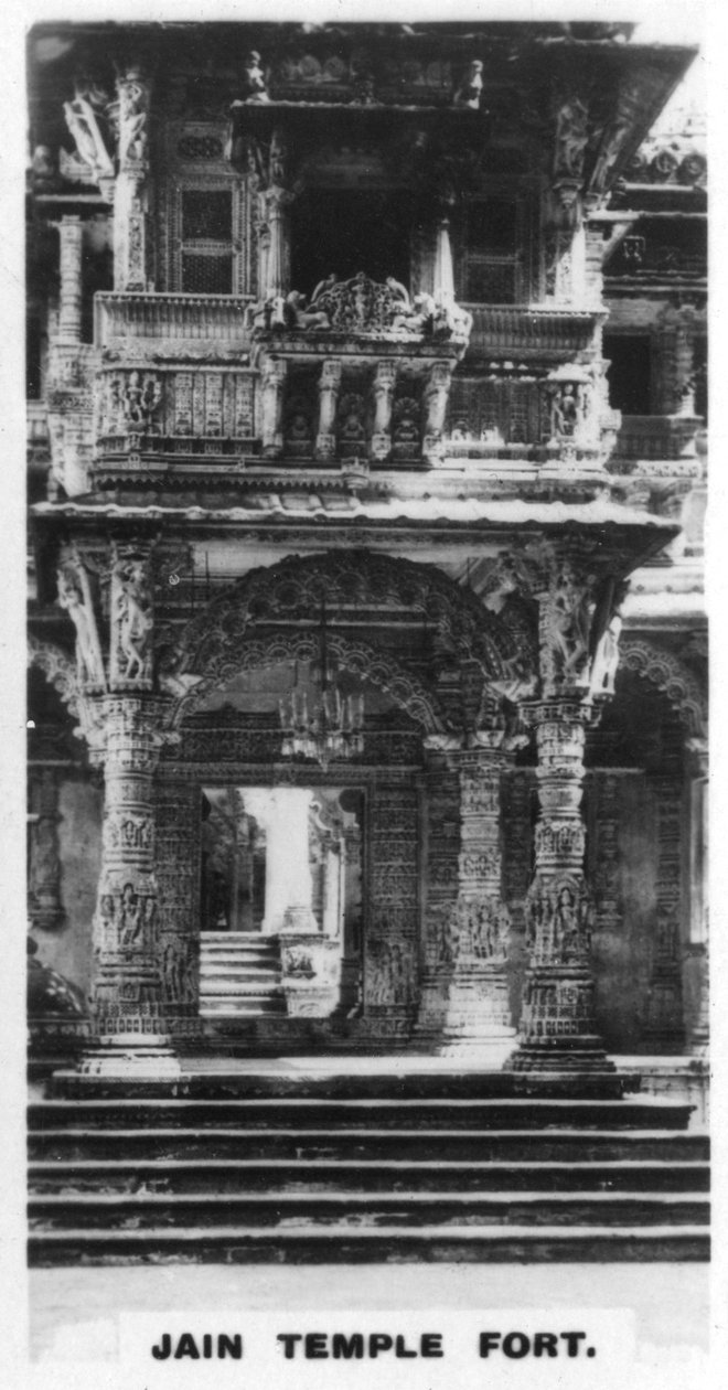 Pevnost chrámu Jain, Ahmedabad, Indie, c1925 od Unbekannt