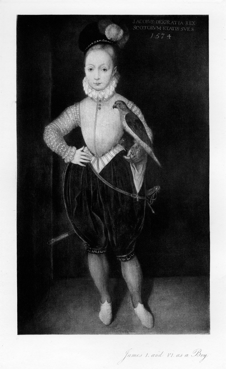 James I jako chlapec, 1907 od Unbekannt