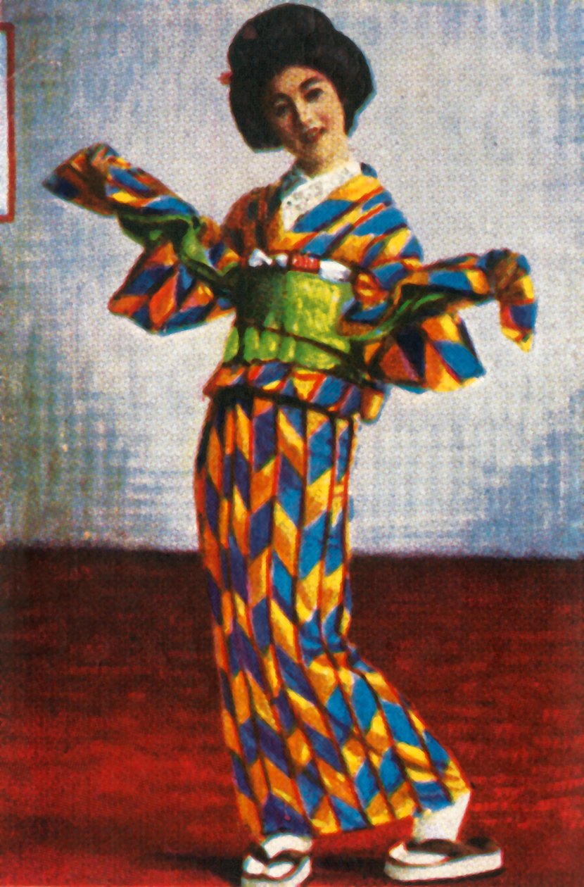Japonská tanečnice Geisha, c1928. od Unbekannt