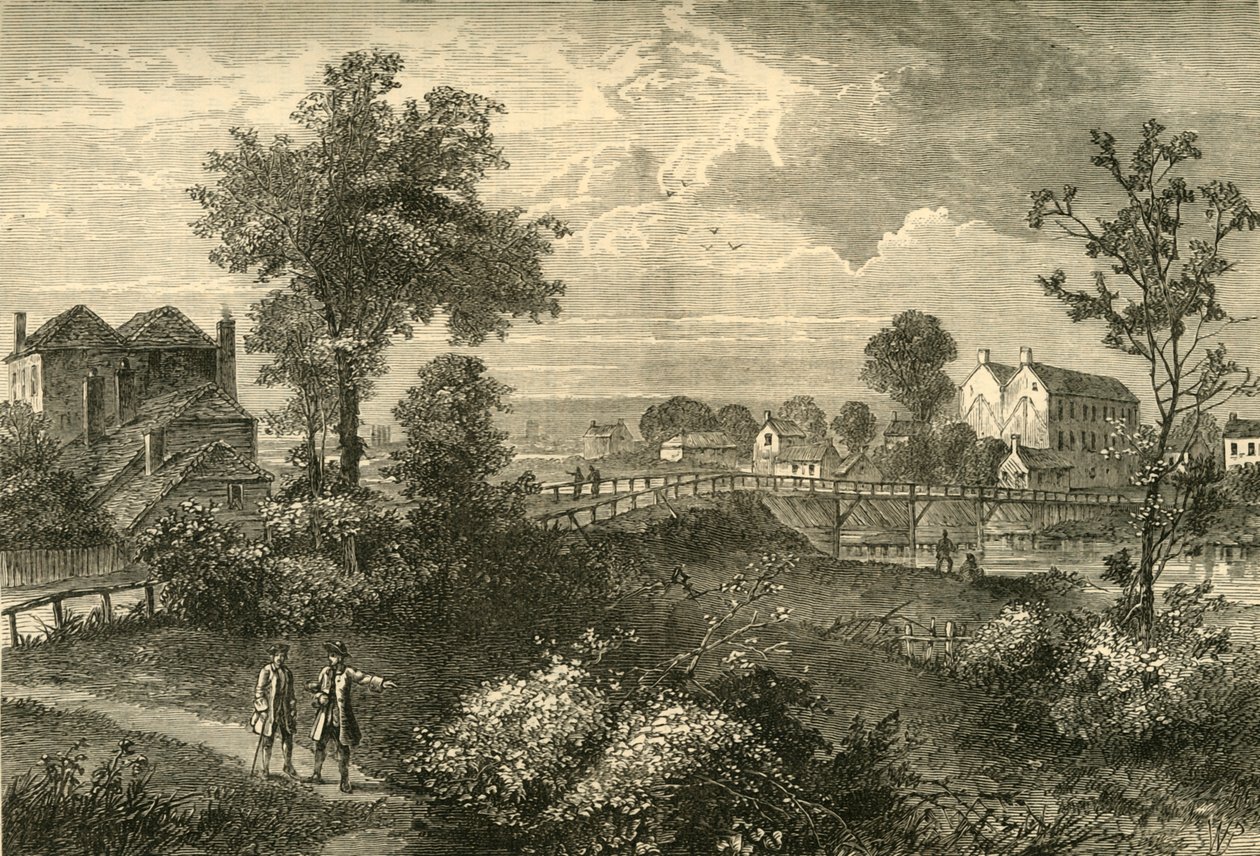 Jennys Whim Bridge, 1750, c1876. od Unbekannt