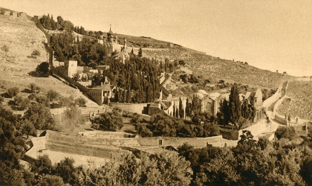 Jeruzalém – Getsemany, c1918-c1939. od Unbekannt