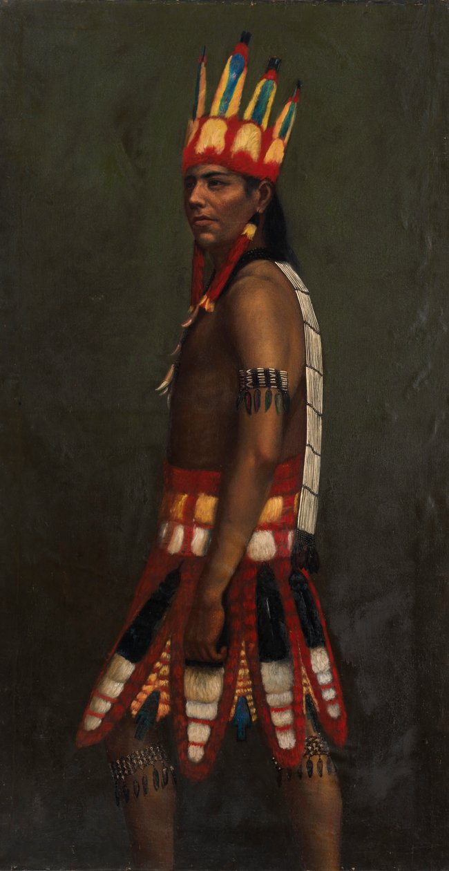 Jivaro Indian, ca. 1890-1892. od Unbekannt