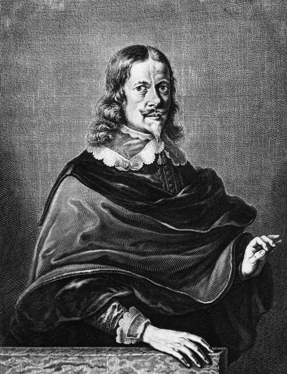 Johannes Hevelius, německý astronom, 1673 od Unbekannt
