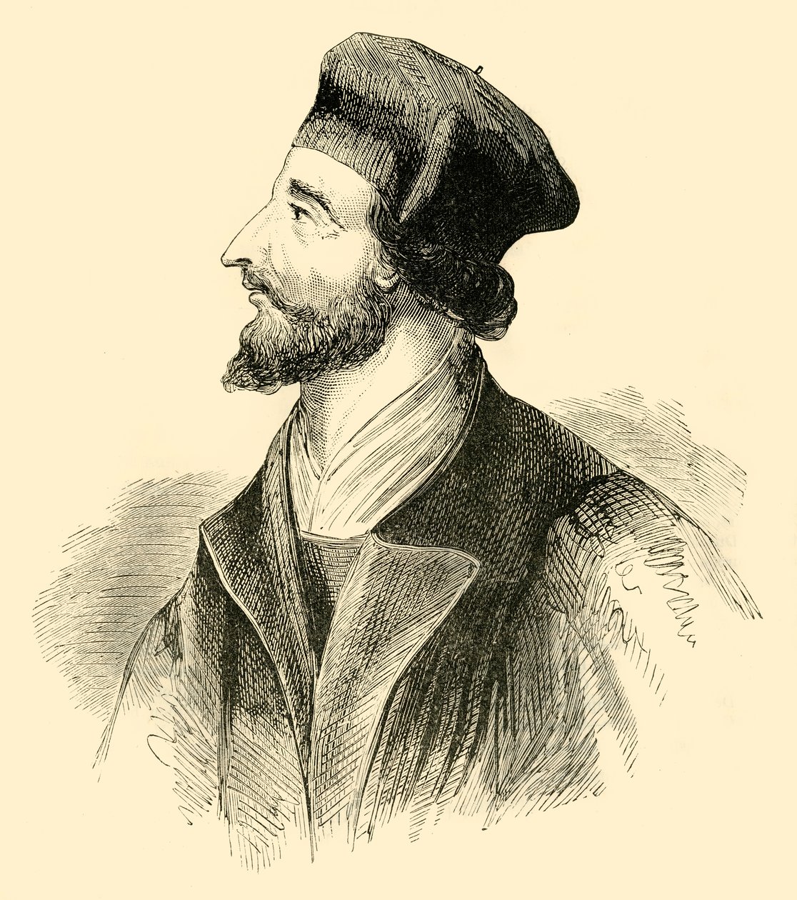 Jan Hus, c1369-1415, 1890. od Unbekannt