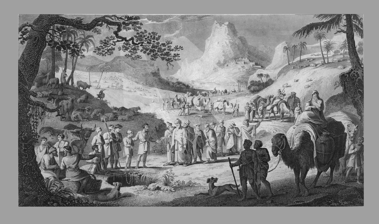 Joseph prodán svými bratry, 1818. od Unbekannt