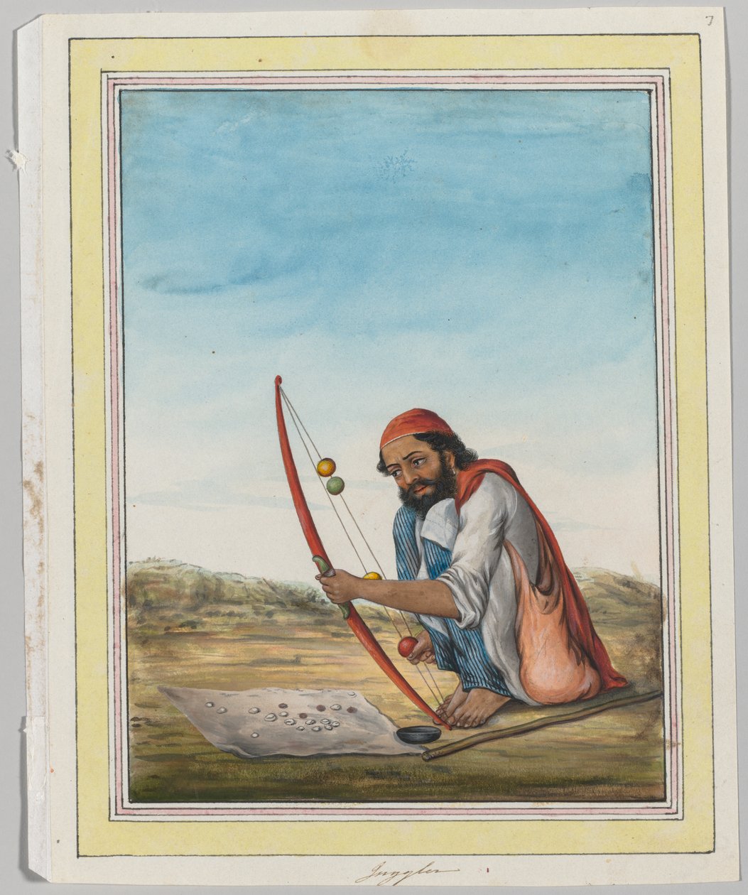 Kejklíř, c. 1840. od Unbekannt