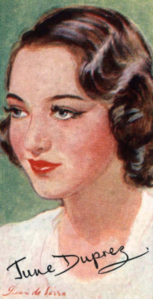 June Duprez, 1918-1984, britská filmová herečka, 20. století od Unbekannt