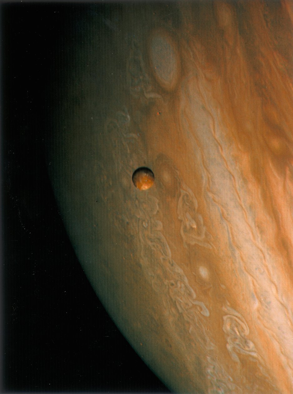 Jupiter a Io, jeden z jeho měsíců, 1979 od Unbekannt