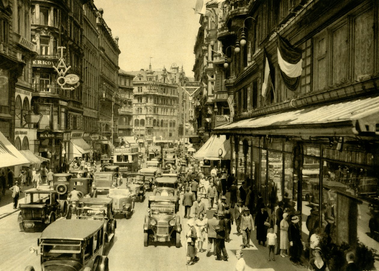 Karntner Strasse, Vídeň, Rakousko, c1935. od Unbekannt