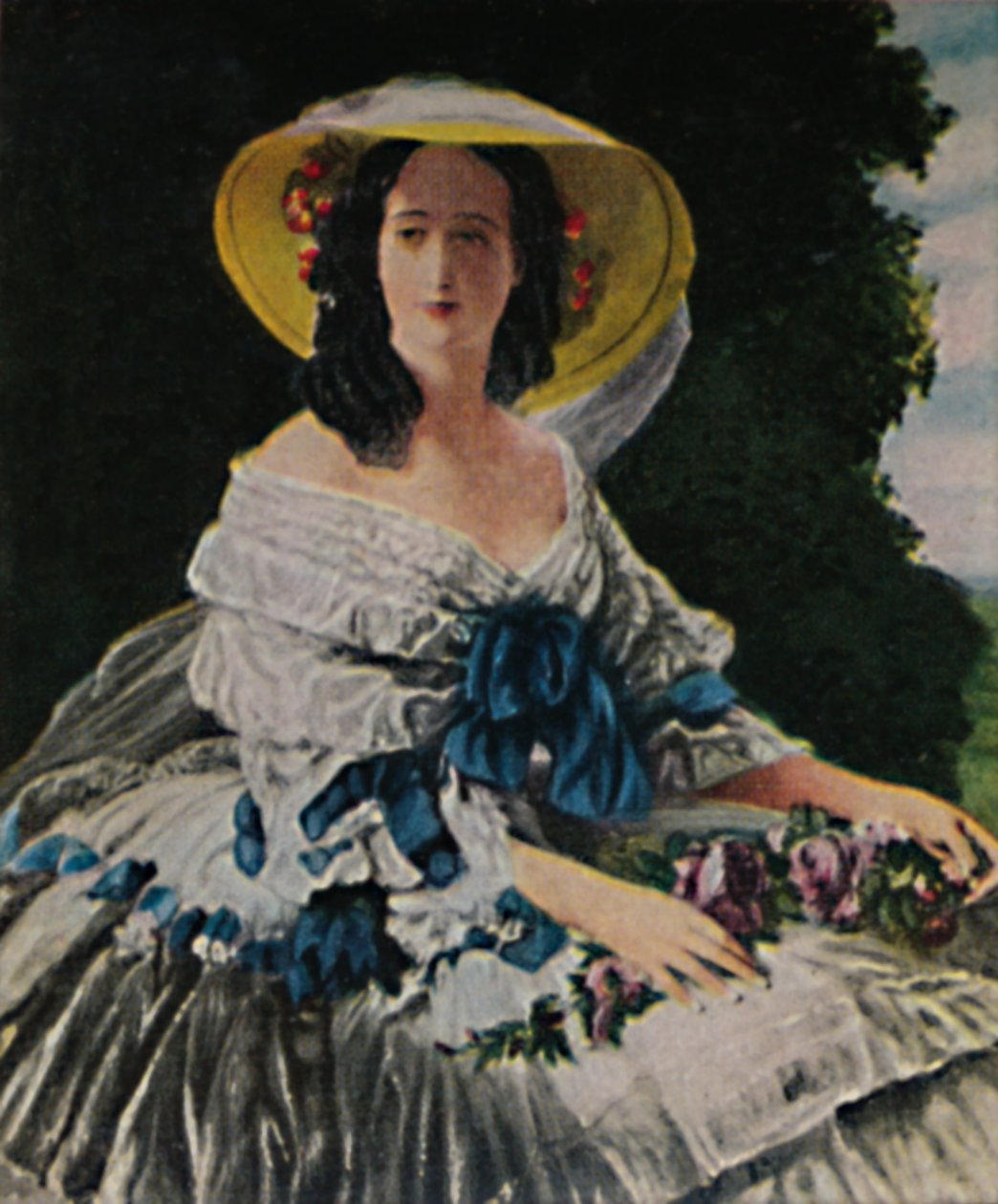 Císařovna Eugenie 1826-1920. - Obraz od Winterhaltera, 1934. od Unbekannt