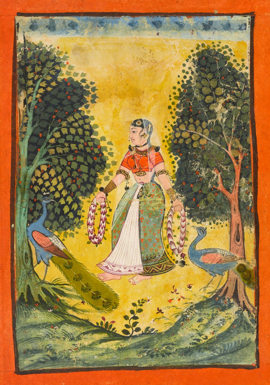 Kakubha Ragini, folio z Ragamala, ca. 1630. od Unbekannt
