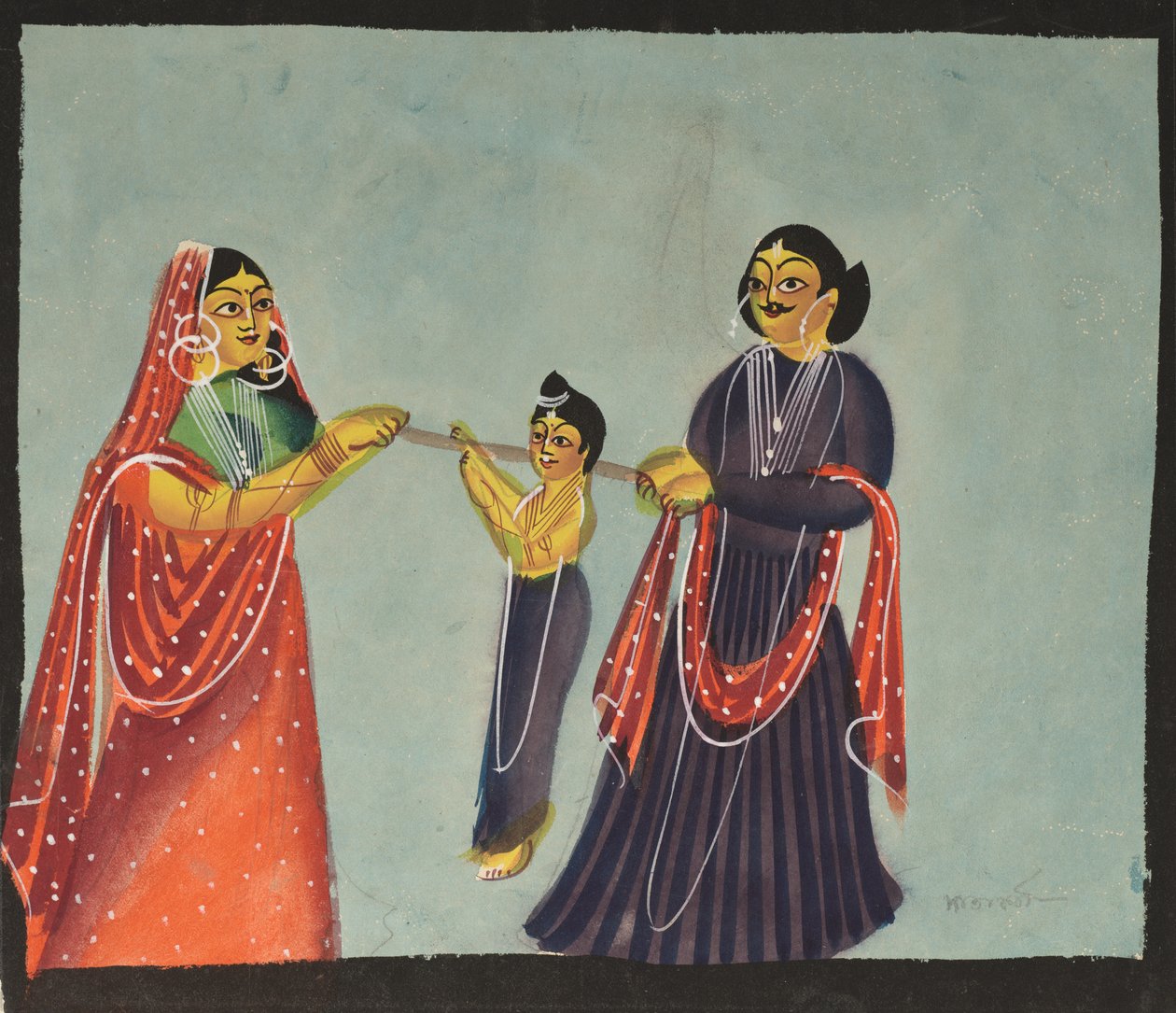 Kalighat Painting, 1800s. od Unbekannt