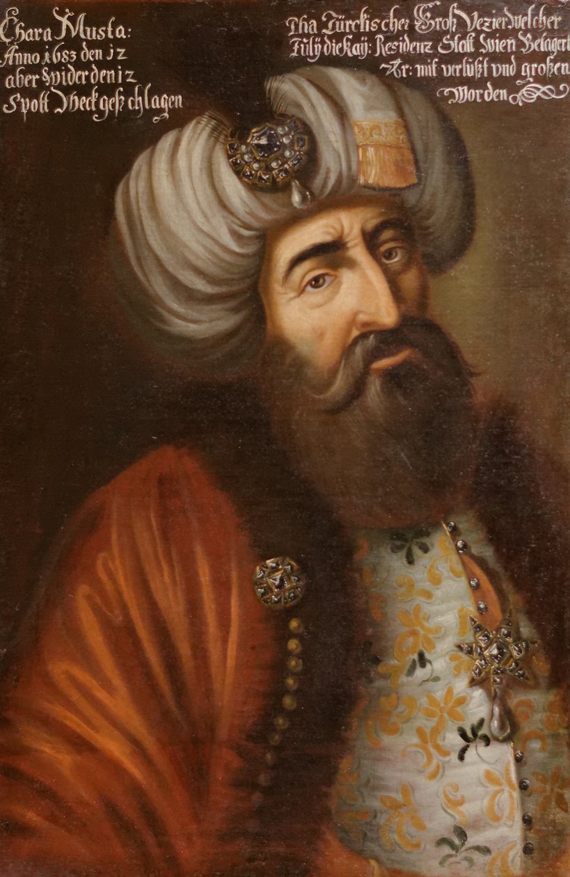 Kara Mustafa Pasha, osmanský velkovezír, cca 1683 od Unbekannt