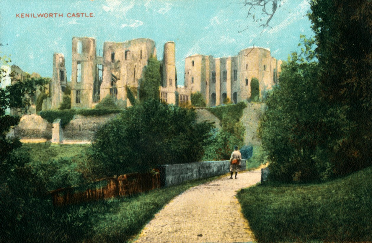 Hrad Kenilworth, konec 19.-začátek 20. století. od Unbekannt