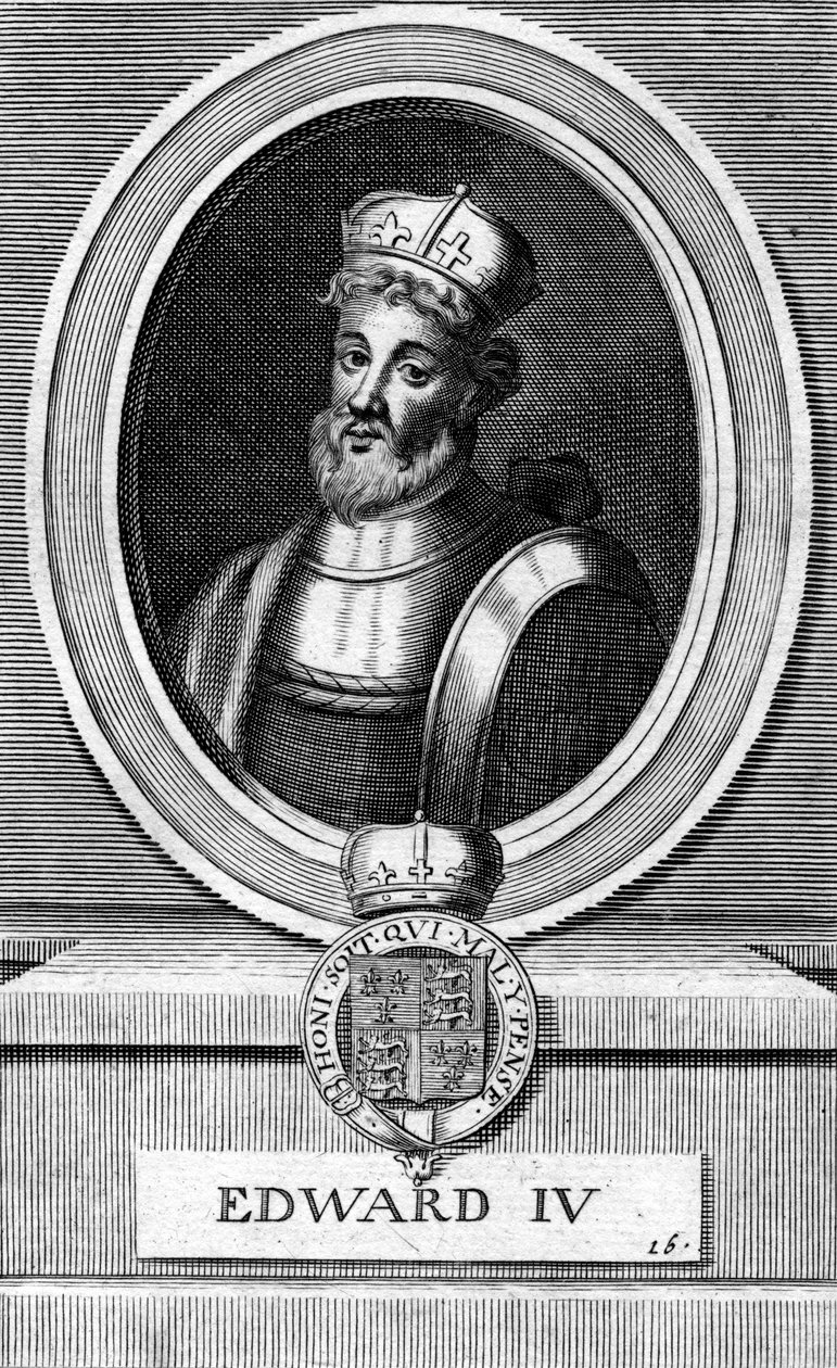 Anglický král Edward IV od Unbekannt
