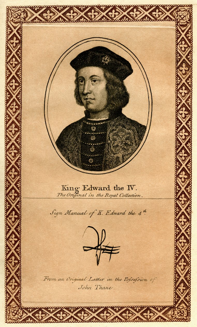 Anglický král Edward IV od Unbekannt