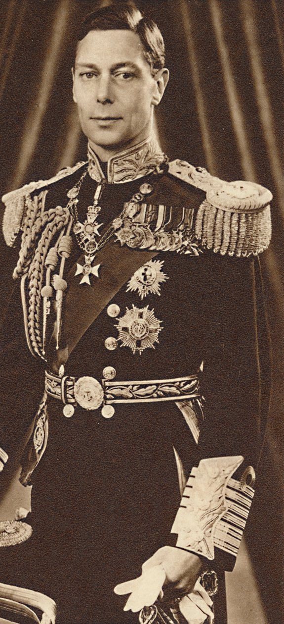 Král Jiří VI., c1935 1937 od Unbekannt