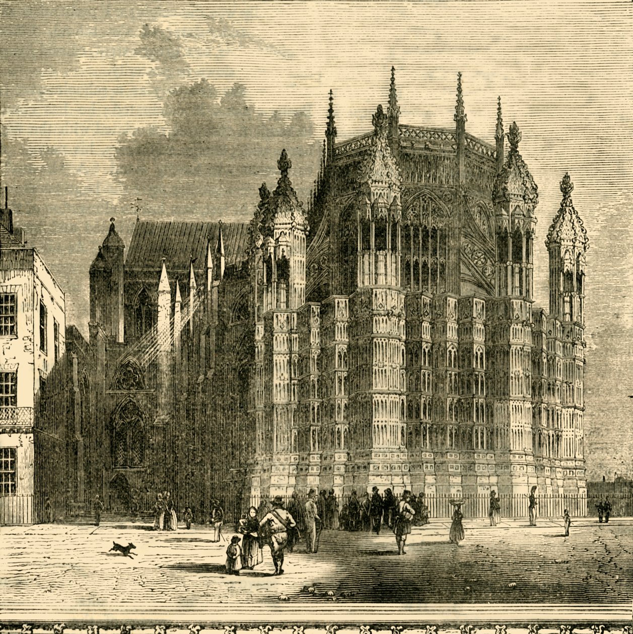Kaple krále Jindřicha VII., 1881. od Unbekannt