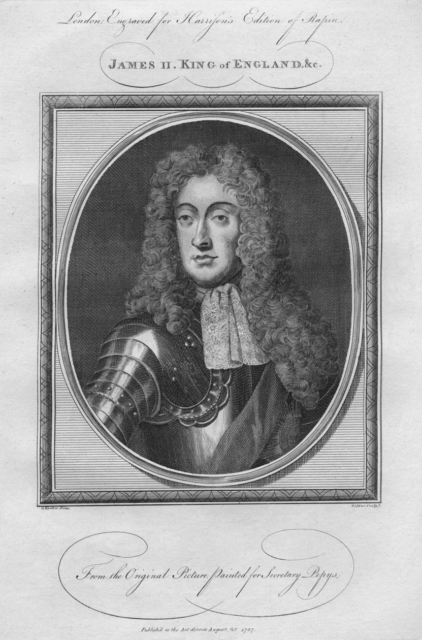 Král Jakub II., 1787. od Unbekannt