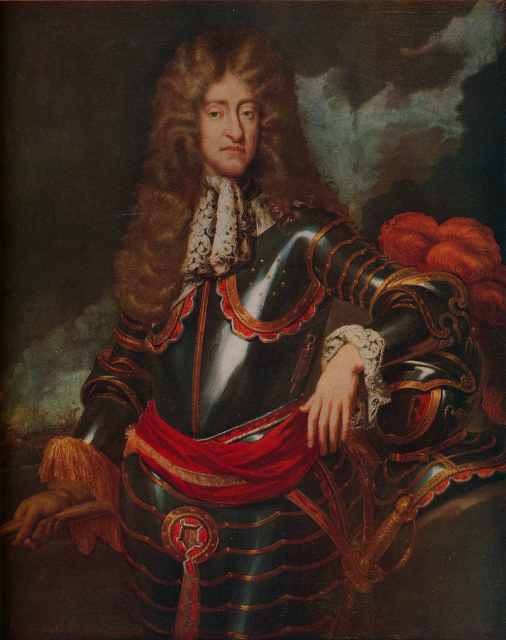 Král Jakub II, c1690 od Unbekannt